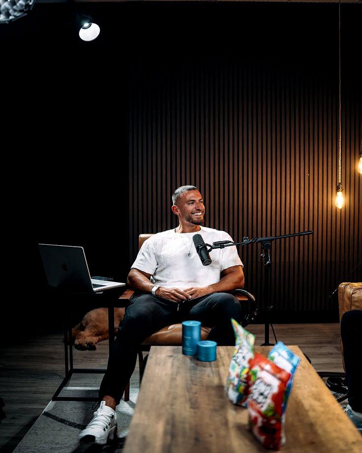 Professional content creator recording engaging social media content